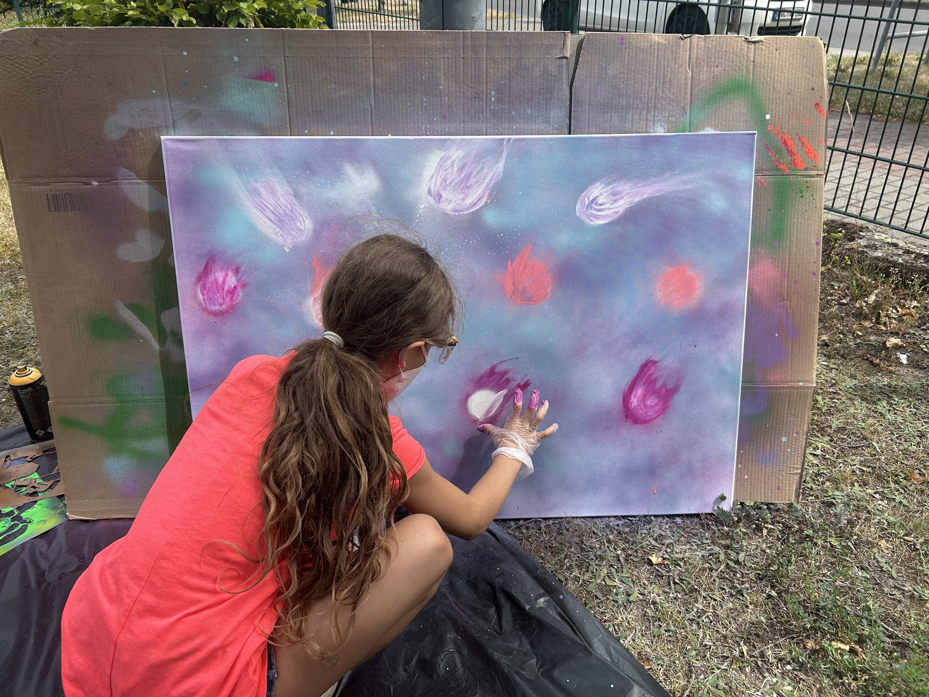 Graffiti, gute Laune und jede Menge Farbe