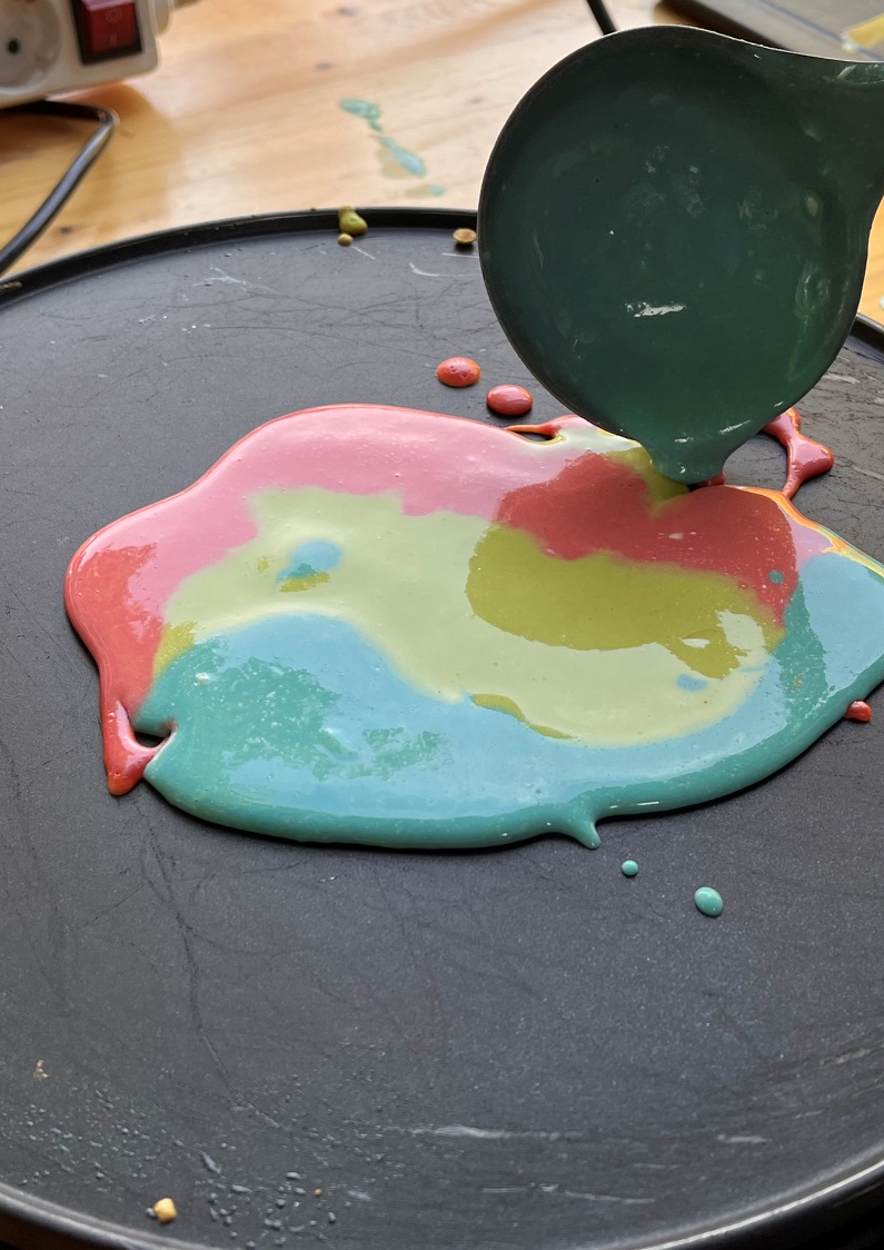Bunte Crêpes