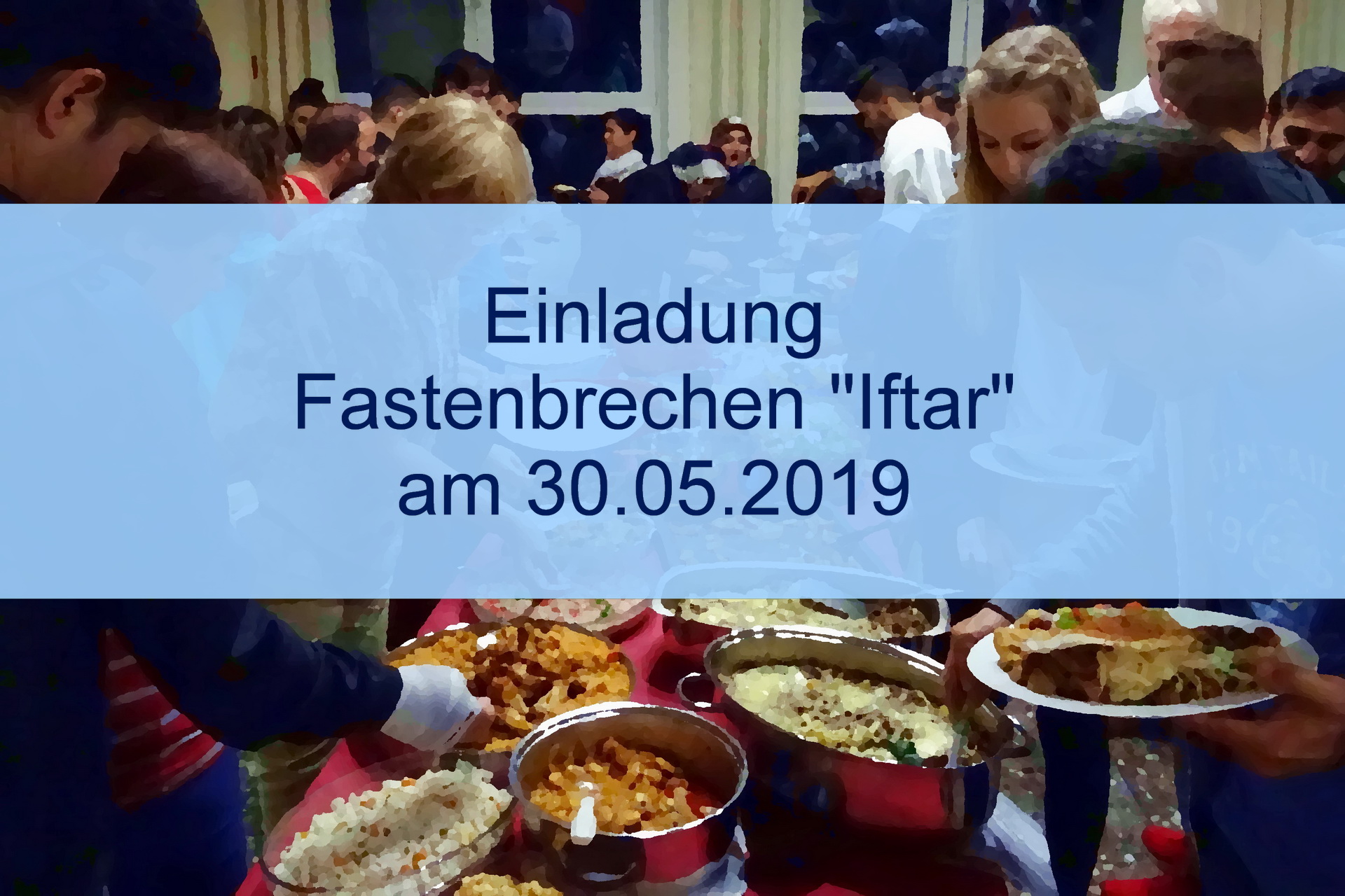 Einladung zum Fastenbrechen Iftar