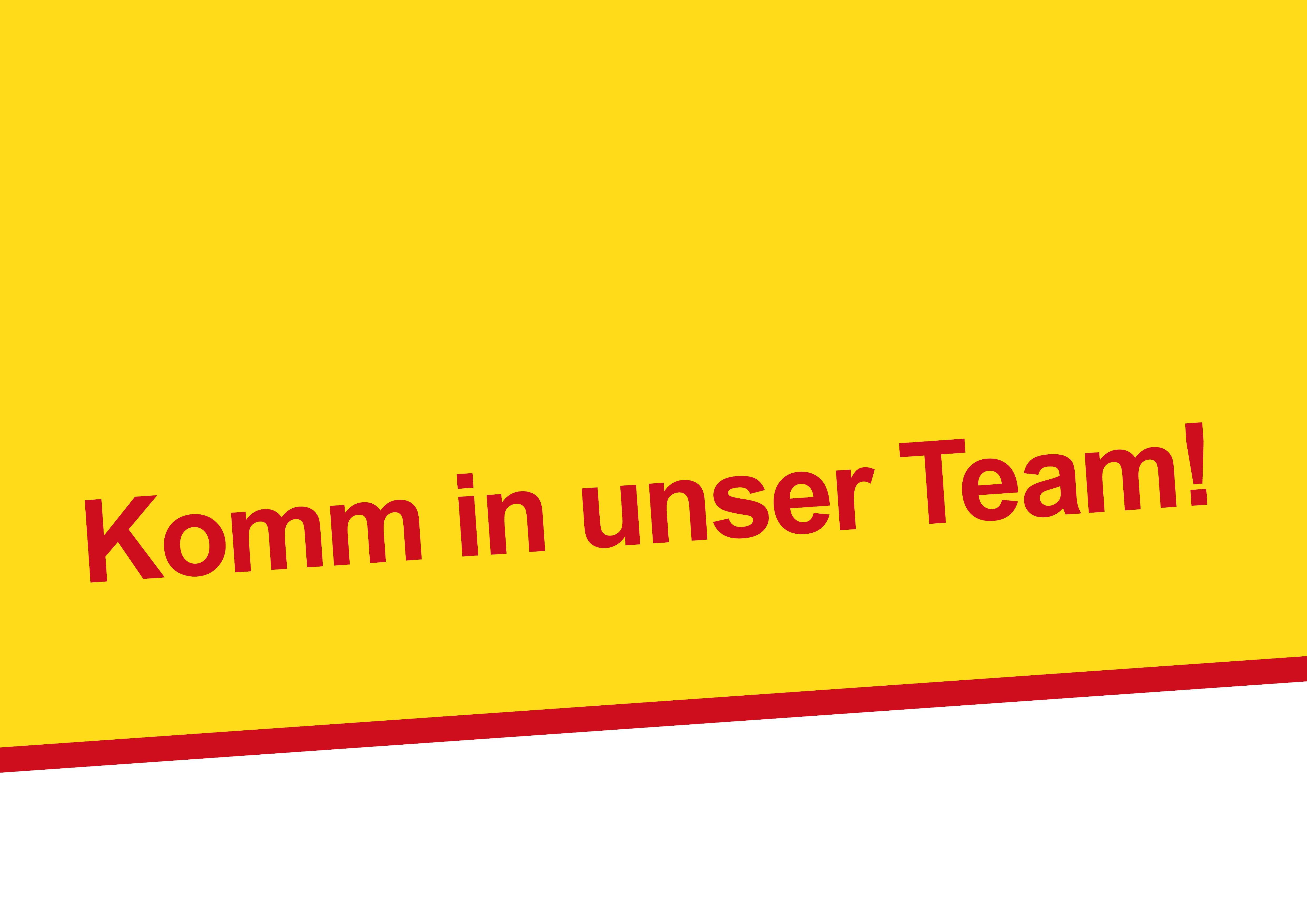 Komm in unser Team!