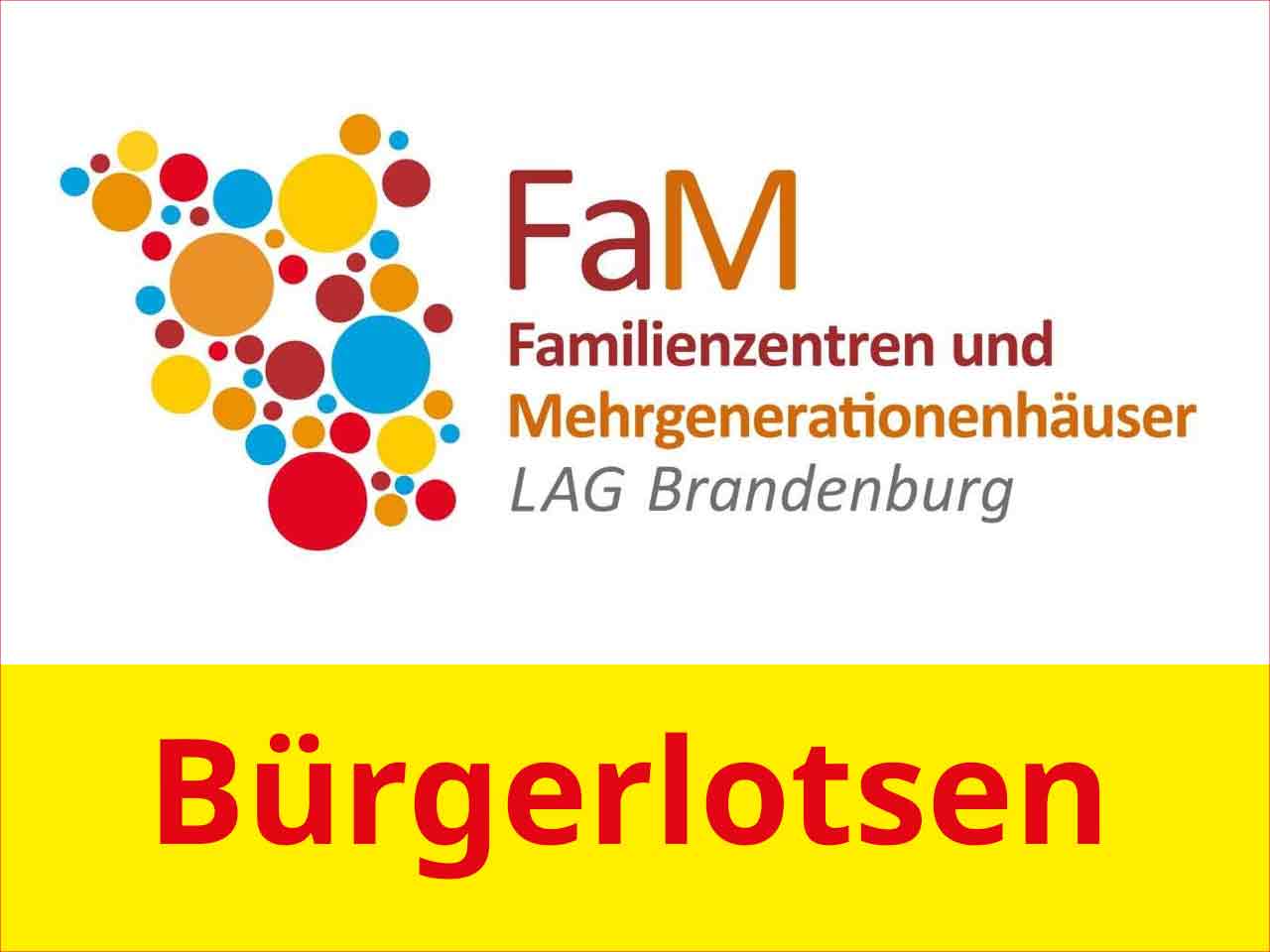 Logo Familienzentrum und Bürgerlotsen des ASB Falkensee