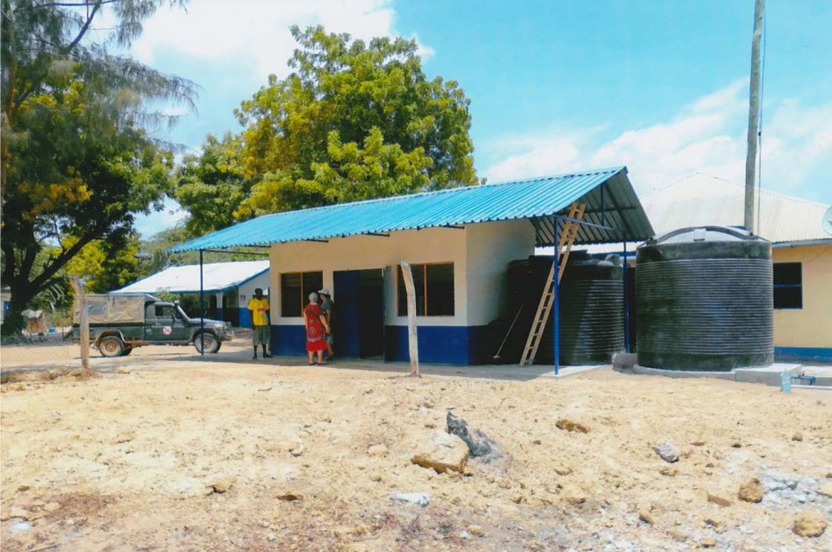 Lamu Pumpenhaus mit Gelände